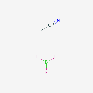 Chemical structure of Acetonitrile--trifluoroborane (1/1)