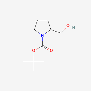 Chemical structure of 1-Boc-2-pyrrolidinemethanol