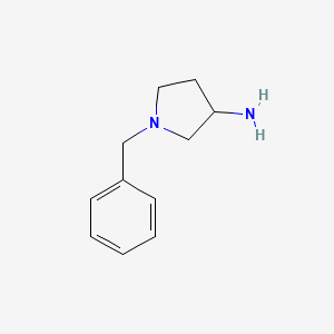 Chemical structure of 1-Benzyl-3-aminopyrrolidine