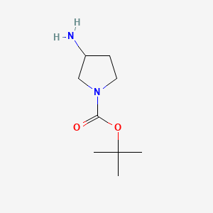 Chemical structure of 1-Boc-3-aminopyrrolidine