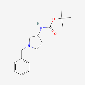 Chemical structure of 1-Benzyl-3-(Boc-amino)pyrrolidine