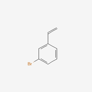 Chemical structure of 3-Bromostyrene