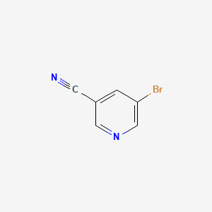 Chemical structure of 5-Bromo-3-cyanopyridine