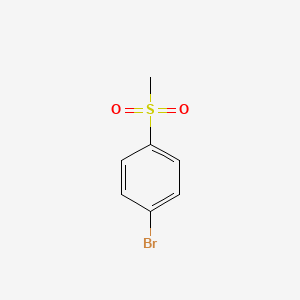 Chemical structure of 4-Bromophenyl methyl sulfone