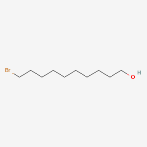 Chemical structure of 10-Bromo-1-decanol
