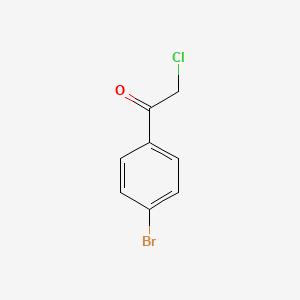 Chemical structure of 4'-Bromo-2-Chloroacetophenone