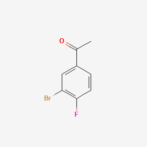 Chemical structure of 3′-Bromo-4′-fluoroacetophenone