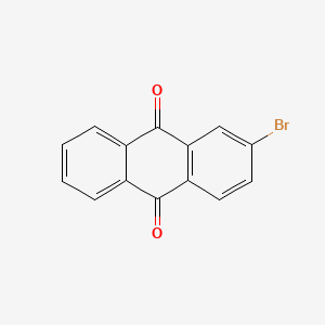 Chemical structure of 2-Bromoanthraquinone