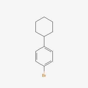 Chemical structure of 1-Bromo-4-cyclohexylbenzene