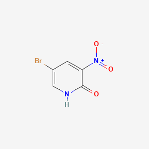 Chemical structure of 5-Bromo-3-nitro-2-pyridone