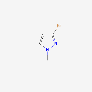 Chemical structure of 3-Bromo-1-methyl-1H-pyrazole