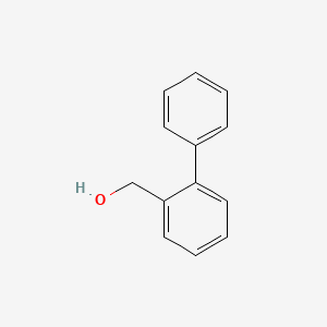 Chemical structure of 2-Biphenylmethanol