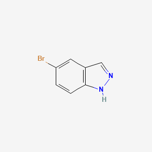 Chemical structure of 5-Bromo-1H-indazole