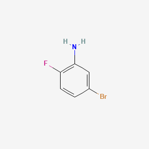Chemical structure of 5-Bromo-2-fluoroaniline