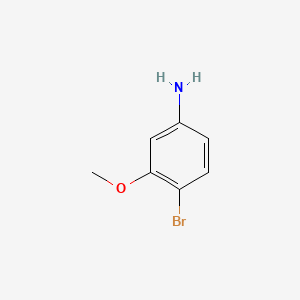 Chemical structure of 4-Bromo-3-methoxyaniline