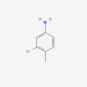 Chemical structure of 3-Bromo-4-methylaniline