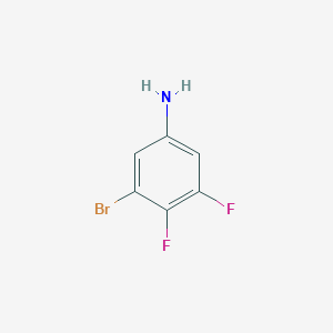 Chemical structure of 3-Bromo-4,5-difluoroaniline