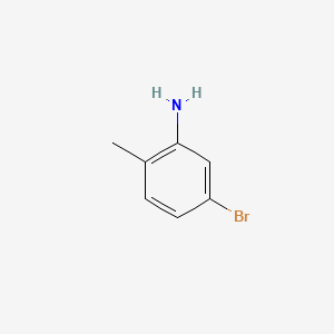 Chemical structure of 5-Bromo-o-toluidine