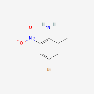 Chemical structure of 4-Bromo-2-methyl-6-nitroaniline