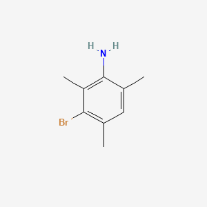 Chemical structure of 3-Bromo-2,4,6-trimethylaniline