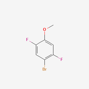 Chemical structure of 4-Bromo-2,5-difluoroanisole