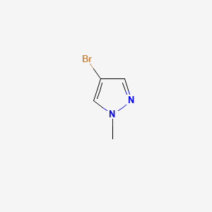 Chemical structure of 4-Bromo-1-methyl-1H-pyrazole