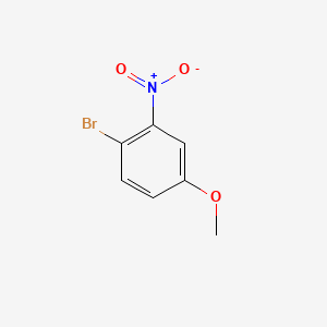 Chemical structure of 4-Bromo-3-nitroanisole