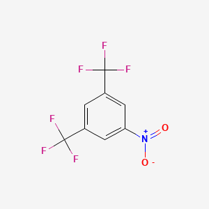 Chemical structure of 3,5-Bis(trifluoromethyl)nitrobenzene