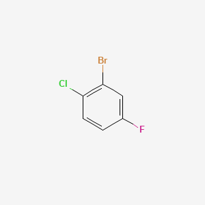 Chemical structure of 2-Bromo-1-chloro-4-fluorobenzene