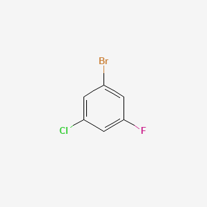 Chemical structure of 1-Bromo-3-chloro-5-fluorobenzene