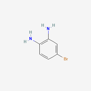 Chemical structure of 4-Bromo-1,2-diaminobenzene
