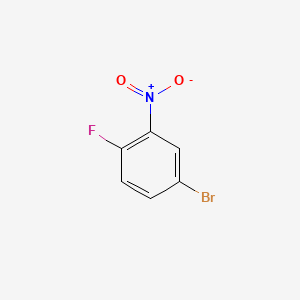 Chemical structure of 4-Bromo-1-fluoro-2-nitrobenzene