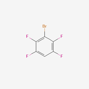 Chemical structure of 1-Bromo-2,3,5,6-tetrafluorobenzene