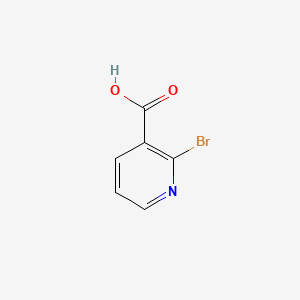 Chemical structure of 2-Bromopyridine-3-carboxylic acid