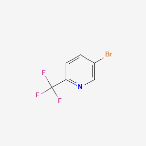 Chemical structure of 5-Bromo-2-(trifluoromethyl)pyridine