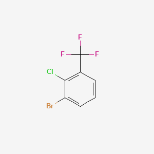 Chemical structure of 3-Bromo-2-chlorobenzotrifluoride