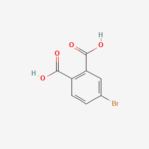 Chemical structure of 4-Bromophthalic acid