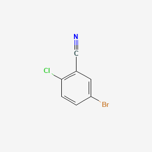 Chemical structure of 5-Bromo-2-chlorobenzonitrile