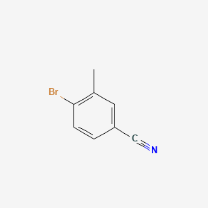 Chemical structure of 4-Bromo-3-methylbenzonitrile