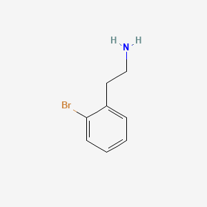 Chemical structure of 2-Bromophenethylamine