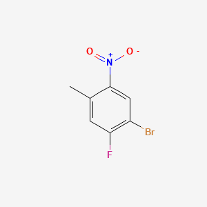 Chemical structure of 4-Bromo-5-fluoro-2-nitrotoluene