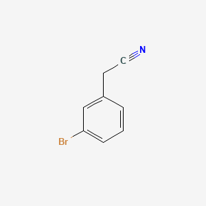 Chemical structure of Bromobenzyl Cyanide
