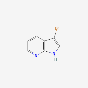 Chemical structure of 3-Bromo-7-azaindole