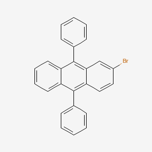 Chemical structure of 2-Bromo-9,10-diphenylanthracene