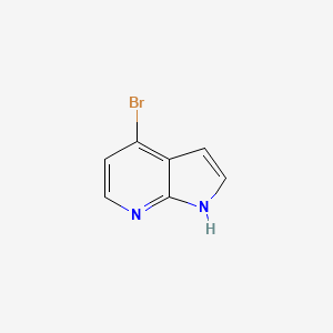 Chemical structure of 4-Bromo-7-azaindole