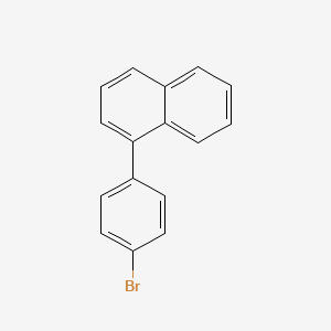 Chemical structure of 1-(4-Bromophenyl)naphthalene
