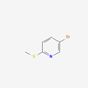 Chemical structure of 5-Bromo-2-(methylthio)pyridine