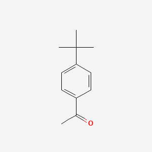 Chemical structure of p-tert-Butylacetophenone
