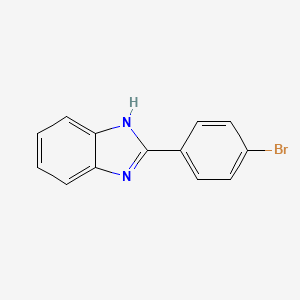 Chemical structure of 2-(4-Bromophenyl)benzimidazole