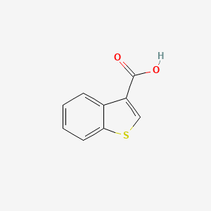 Chemical structure of Benzo[b]thiophene-3-carboxylic acid